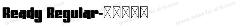 Ready Regular字体转换